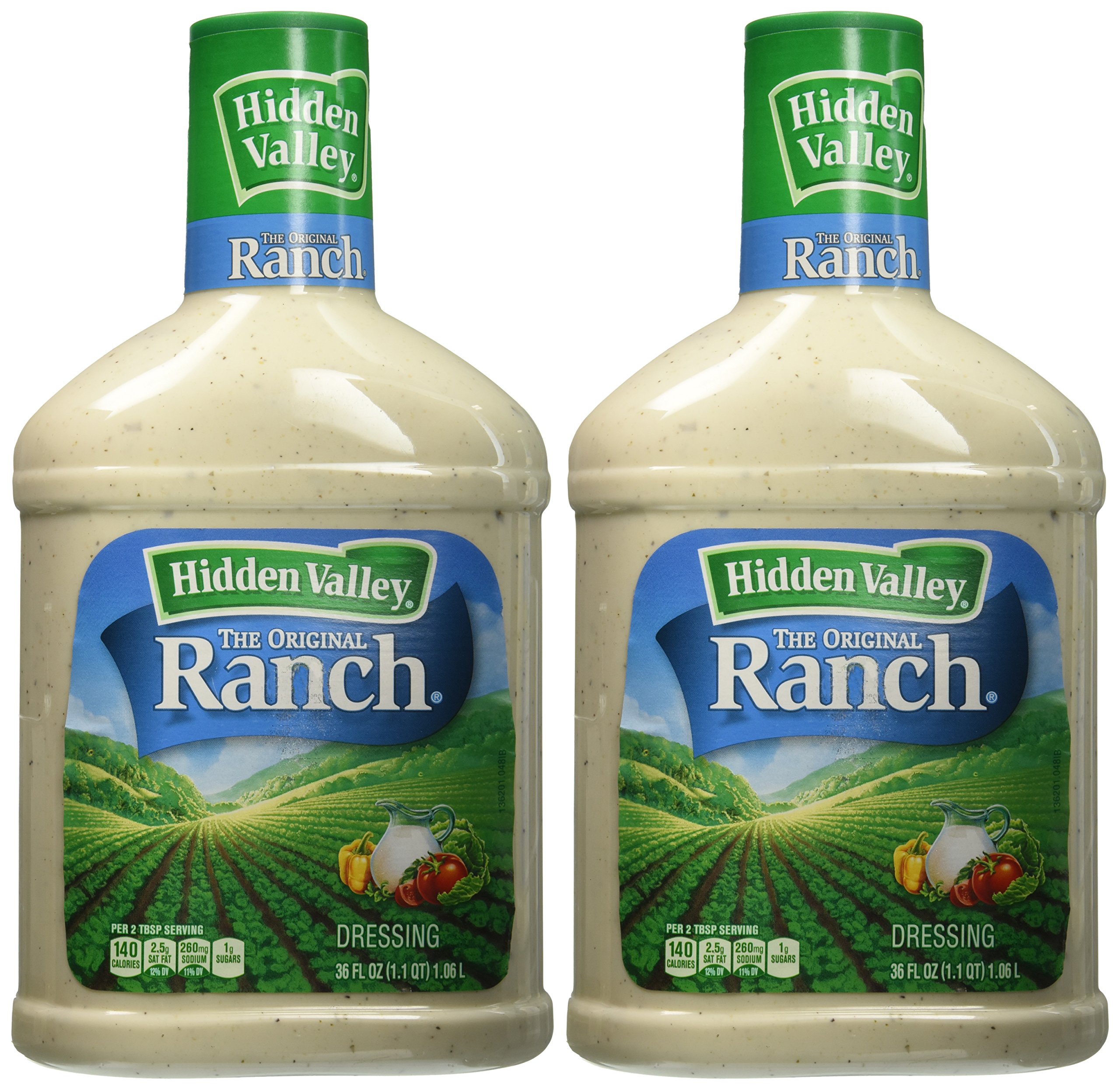 Hidden Valley 2-36 Fl Oz , Homestyle Light the Original Ranch Dressing , 72 Fl Oz : Grocery & Gourmet Food