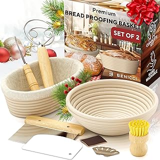 Complete Bread Proofing Baskets Set - Premium Quality Kit for Sourdough ...