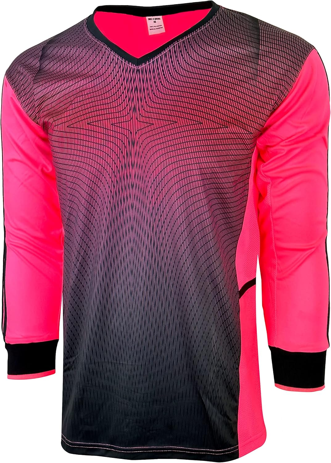 Boy's Goalkeeper Jersey. Youth Padded Soccer Goalie Shirt