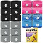 HIONXMGA 10 Pairs Motion Sickness Bands - Natural Anti Nausea Acupressure Wristbands for Morning & Motion Sickness Relief - Ideal for Car, Cruise & Flight Travel - for Adults and Kids