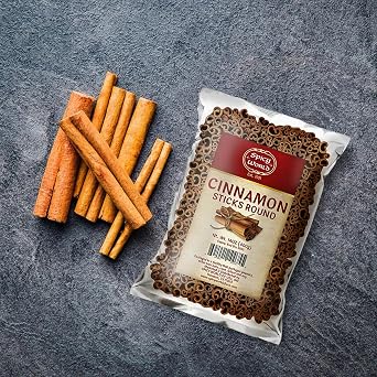 Spicy World Cinnamon Sticks 14 Oz Bag ~100 Sticks - Strong Aroma, Perfect for Baking, Cooking & Beverages - 3+ Inches Length - Cassia Saigon Cinnamon from Vietnam
