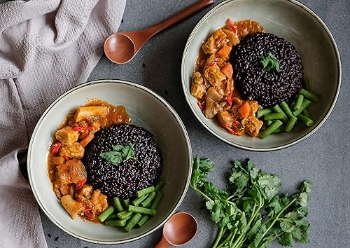 Miniatura 6 de Food to Live Arroz negro, 1.5 libras de grano entero, arroz de grano medio, kosher, vegano. Sabor a nuez y dulce. Rico en antioxidantes y fibra