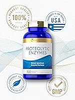 Vista 6 de Carlyle Proteolytic Enzymes 300 Capsules Systemic Broad Spectrum Supplement Vegetarian, Non-GMO & Gluten Free Formula