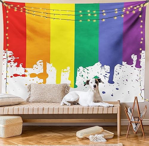 Miniatura 20 de Lunarable Tapiz amarillo y gris, tamaño individual, margaritas retro envejecidas, espirales de dibujo de líneas de margaritas bocetadas, plantas de