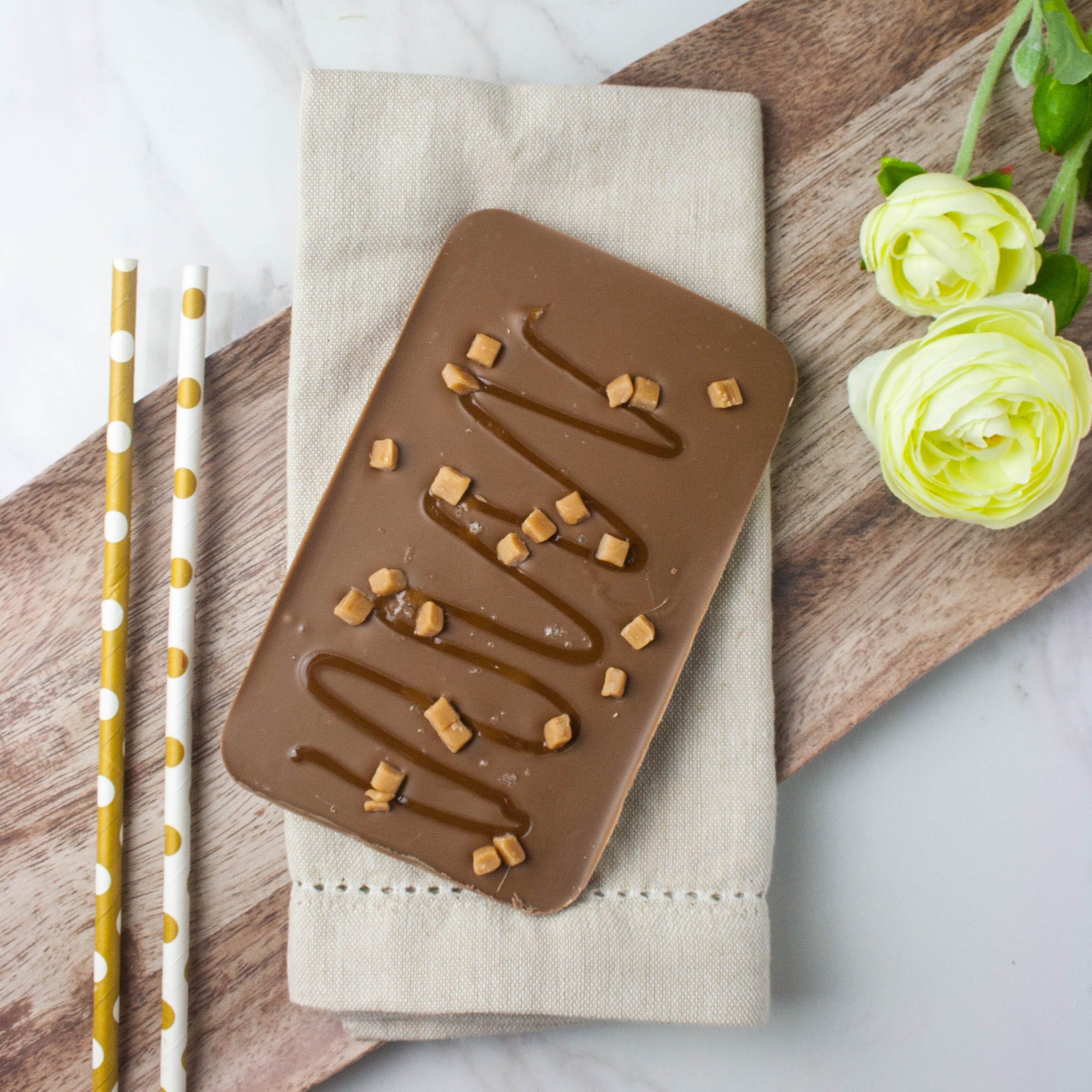 Salted Caramel Chocolate Slabb