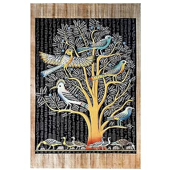 Amazon.co.jp: 古代エジプトのウォールアート絵画 - 25x36インチ