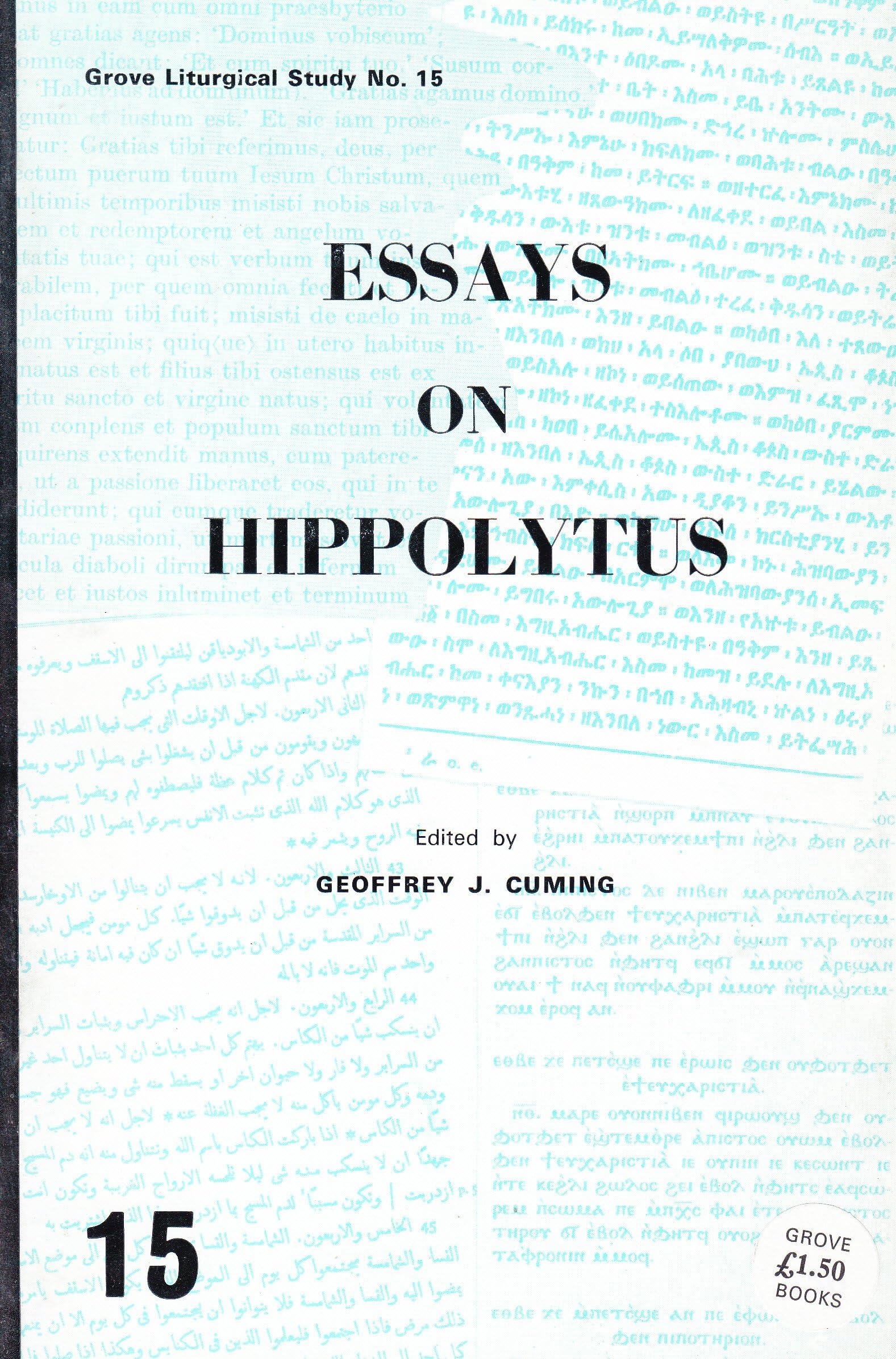 Essays On Hippolytus