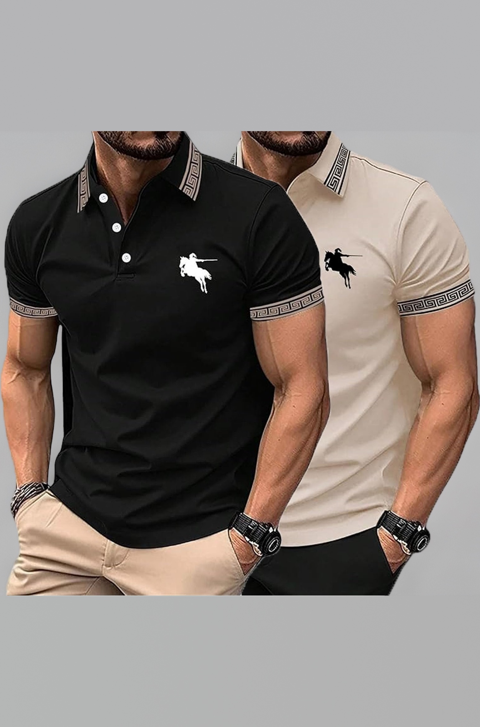 Polo T Shirt for Men || T Shirt for Man || Collar T Shirt Style Men (Packs Also Available) (Polo-34-37)