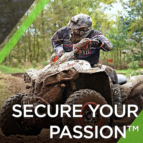 Miniatura 5 de SMARTSTRAPS - 101 W QuadWinder 14 pies de amarre de trinquete acolchado, verde (4 unidades) - Estuche de almacenamiento patentado de carga