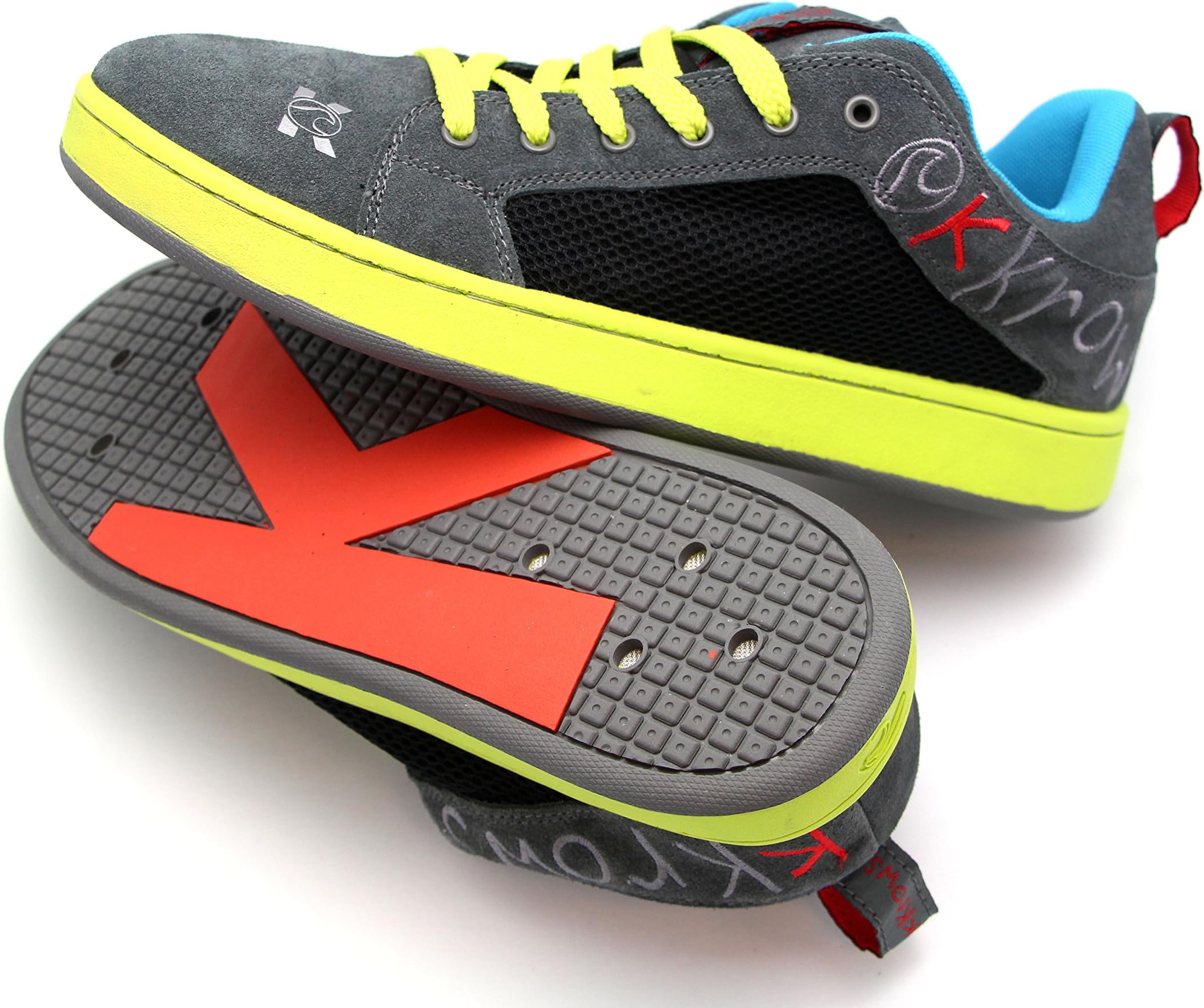 kKrows Liquid Krow Water Sport Shoes, Grey and Green, Size 11-12