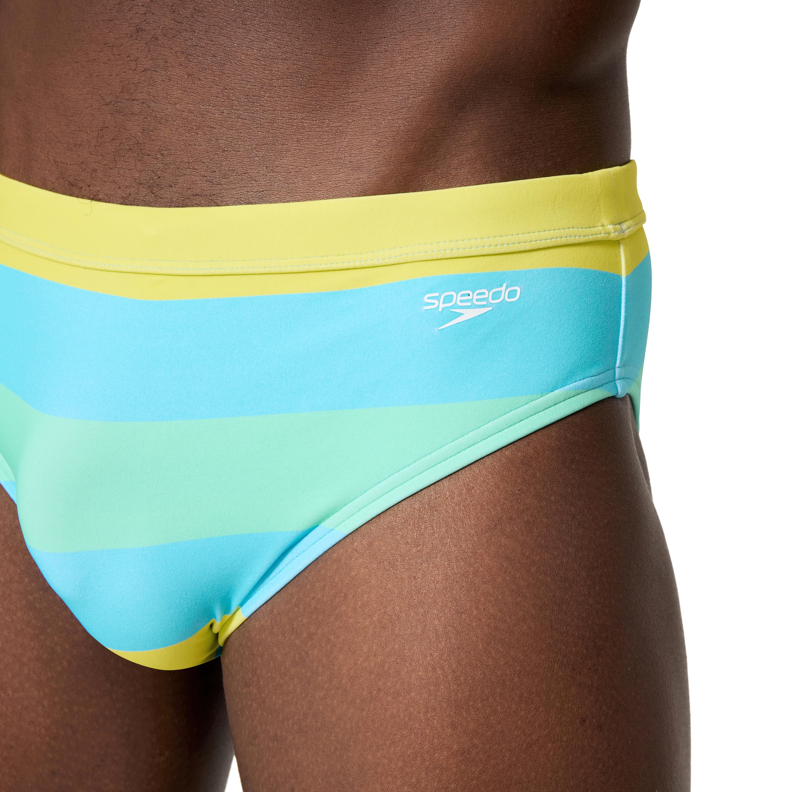 Speedo Braguitas de baño para Hombre con cinturón cómodo (Paquete de 1)
