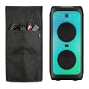 Dorca Speaker Cover for boAt Partypal 390 - Premium Black Polyester Dust Protector gallery image