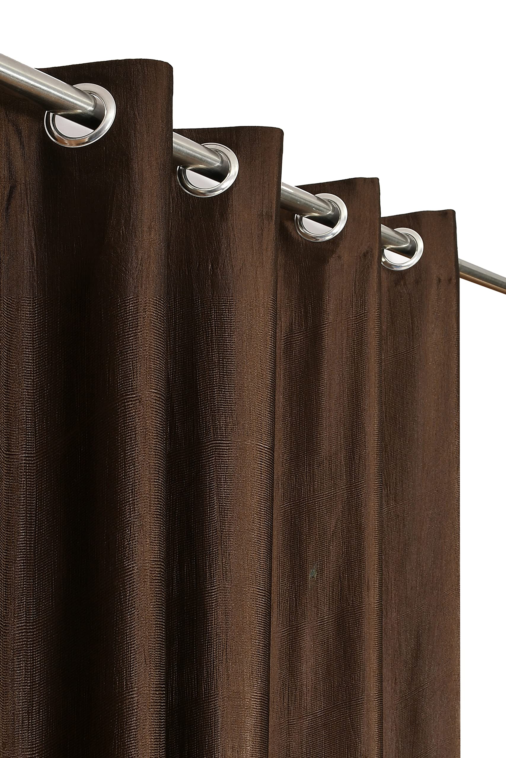 STYLOCASA Polyester Plain Curtains for Window Living Room Bedroom Hall Room, 6 feet Long, Brown, Set of 2 Pieces (B0CZ6HKXCQ) Amazon Price History, Amazon Price Tracker