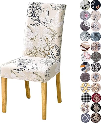 Vista 29 de Fundas de terciopelo para sillas de comedor, elásticas, súper suaves, fundas de asiento para sillas Parson, protectores para fiestas, protección