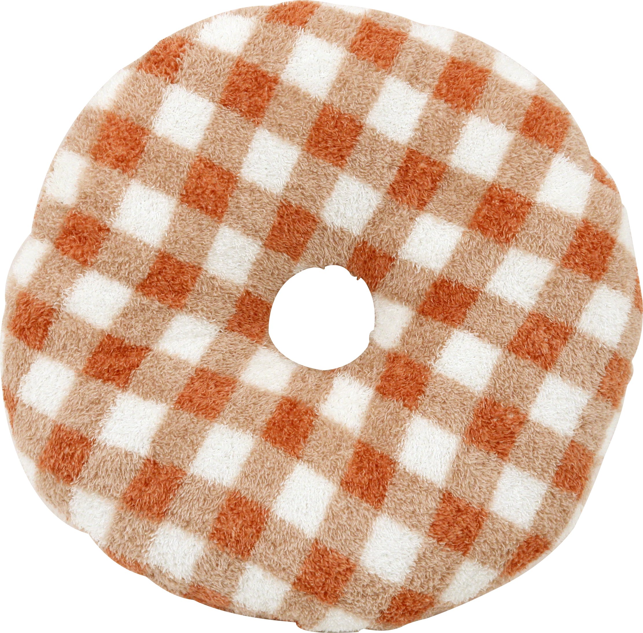 Amazon.co.jp: 円座クッション チェック レッド 91097 : DIY・工具