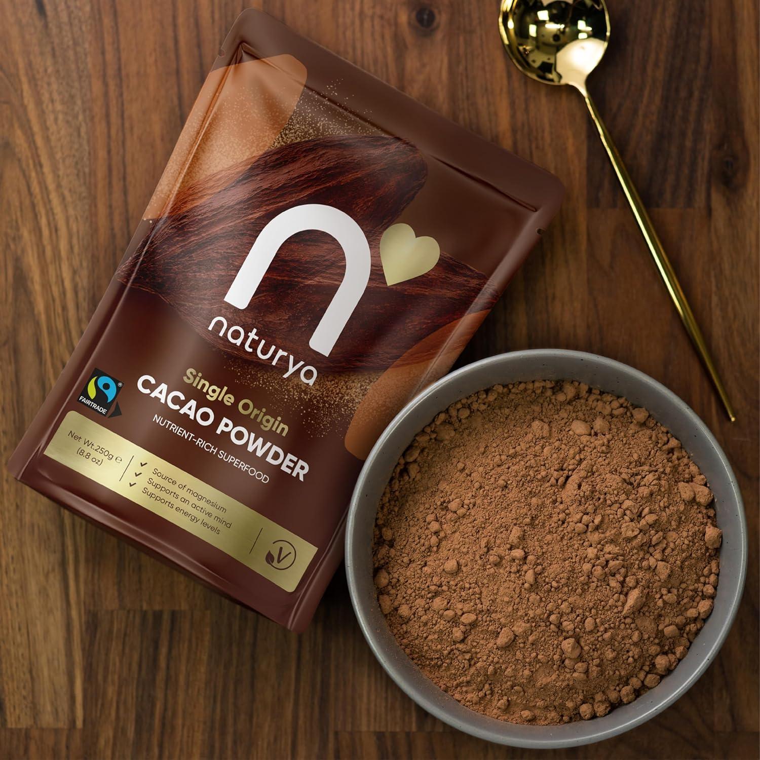 Naturya Organic Cacao Powder Fair Trade 250g by NATURYA