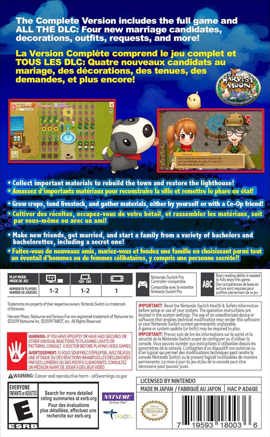 Harvest Moon: Light of Hope SE Complete - Nintendo Switch - Image 2