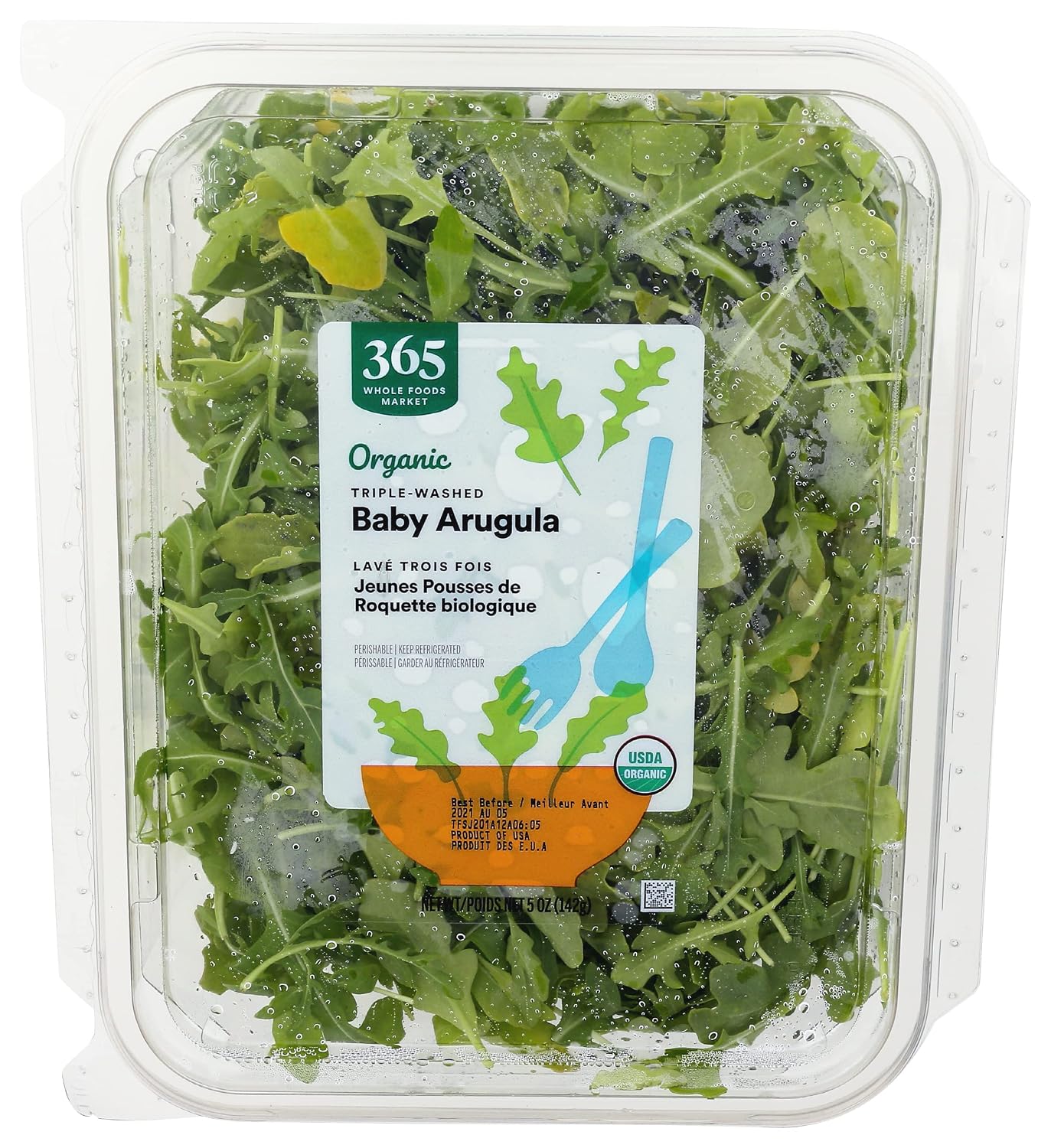 365 by Whole Foods Market Organic Baby Arugula, 5 Ounce