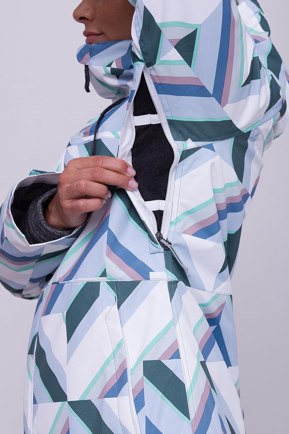 686 WOMENS ATHENA INSULATED JACKET WHITE CAMO COLORBLOCK