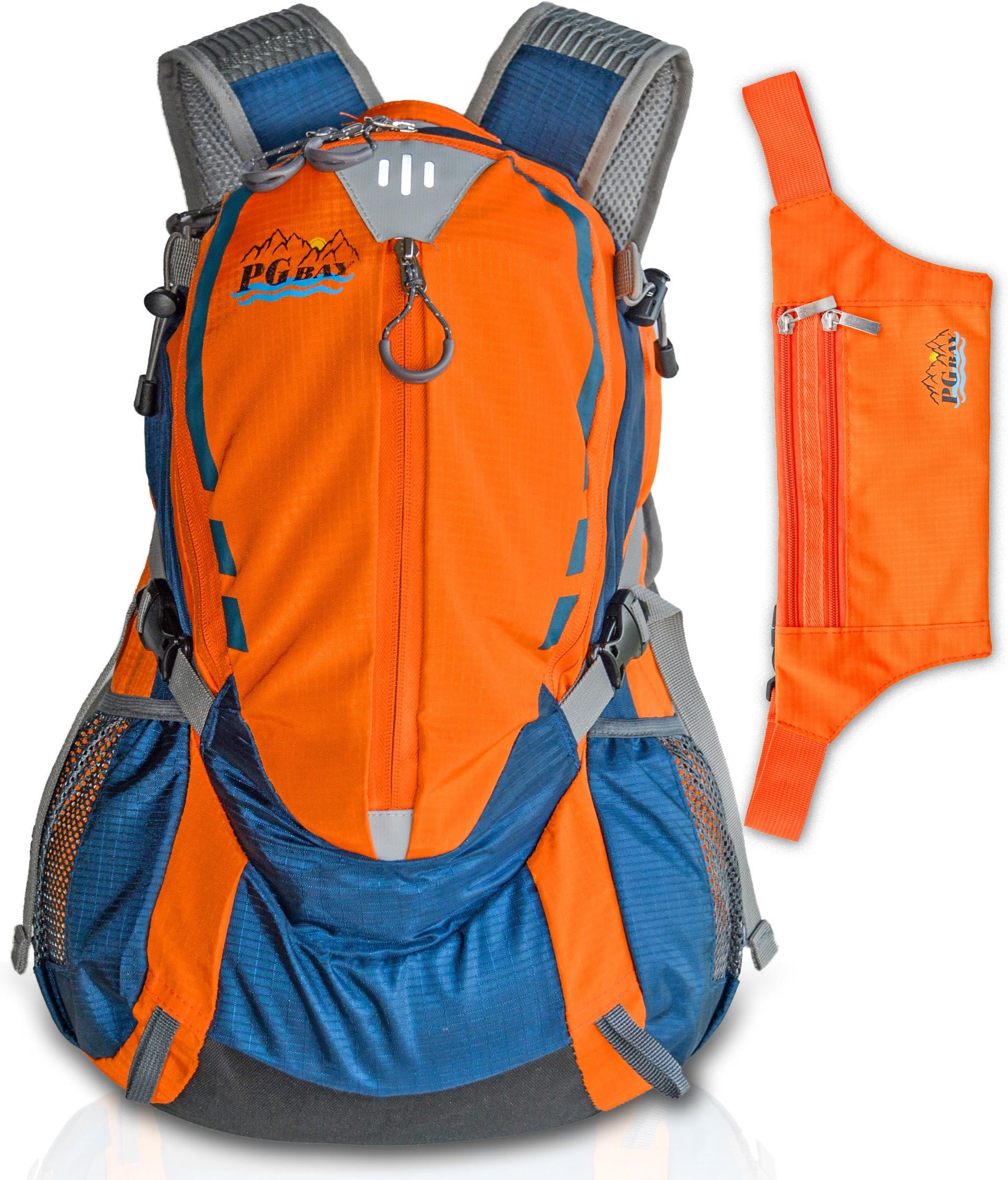 Travel Backpack & Waist Pack (Orange)