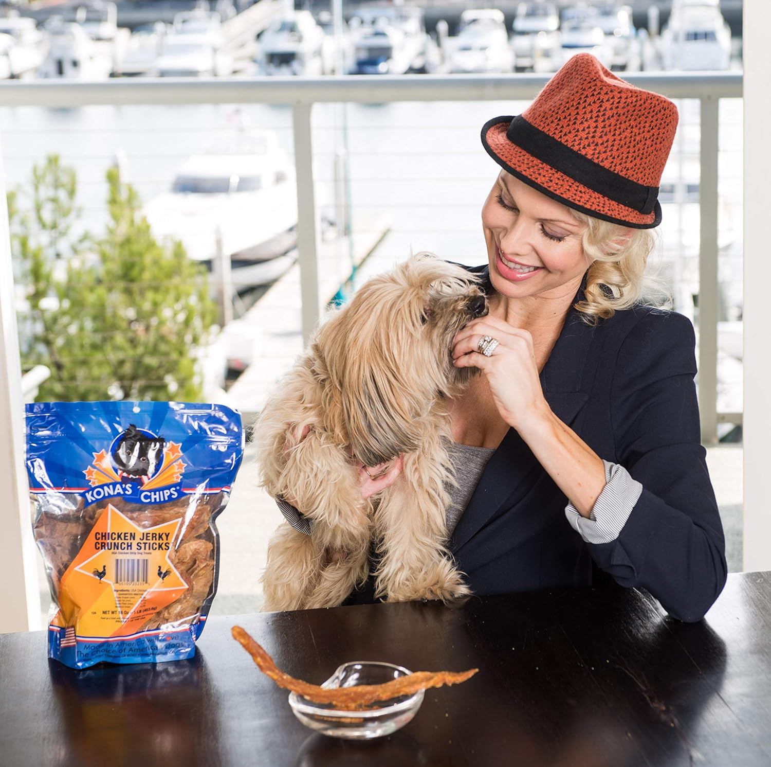 KONA'S CHIPS Mini Chicken Chews (16 oz) Soft Chicken Treat Bites for Dogs, Small bite-Size Treats, USA Made