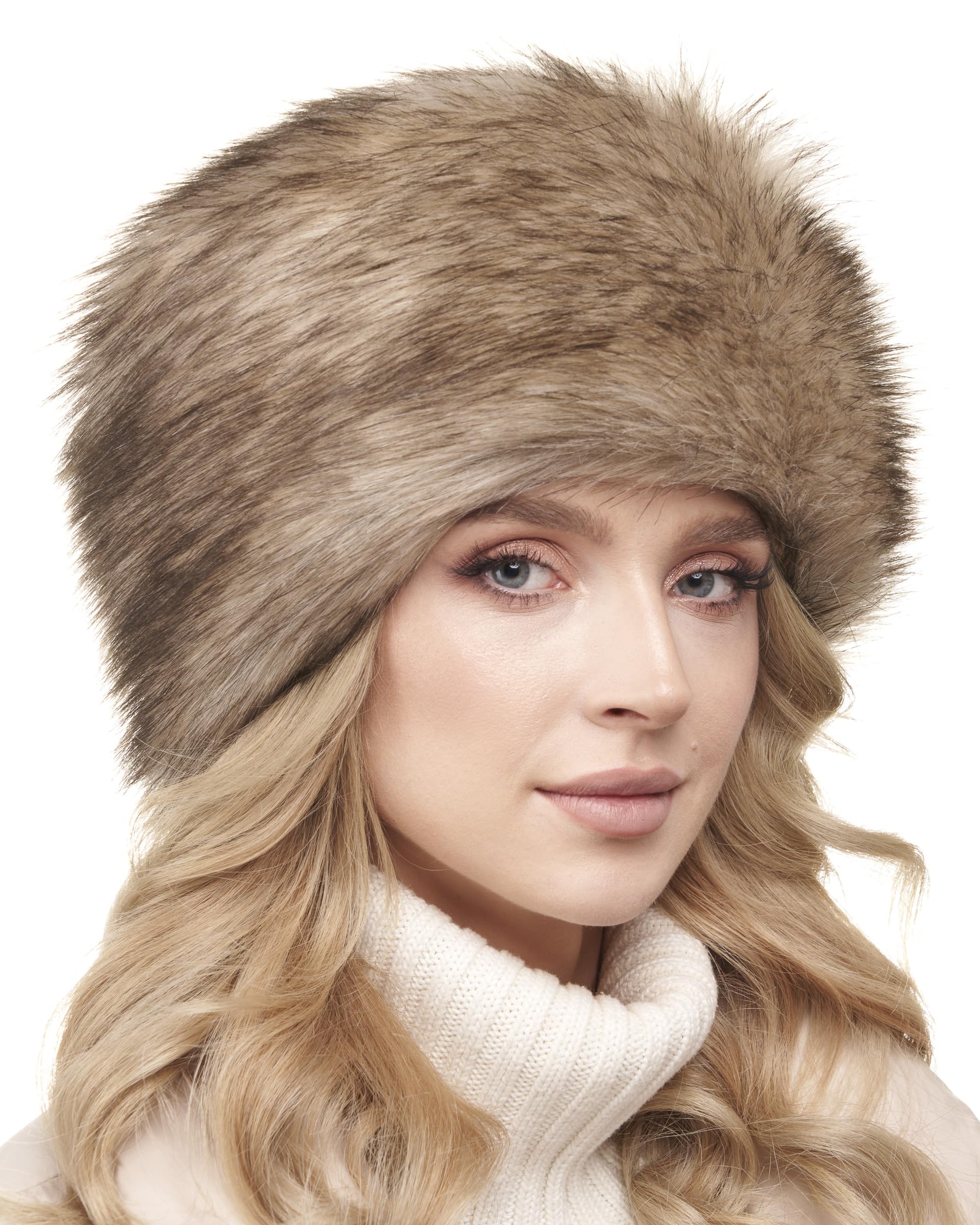 Futrzane Classic Kosakenmütze - Fellmütze Damen Winter - Pelz Russische Mütze