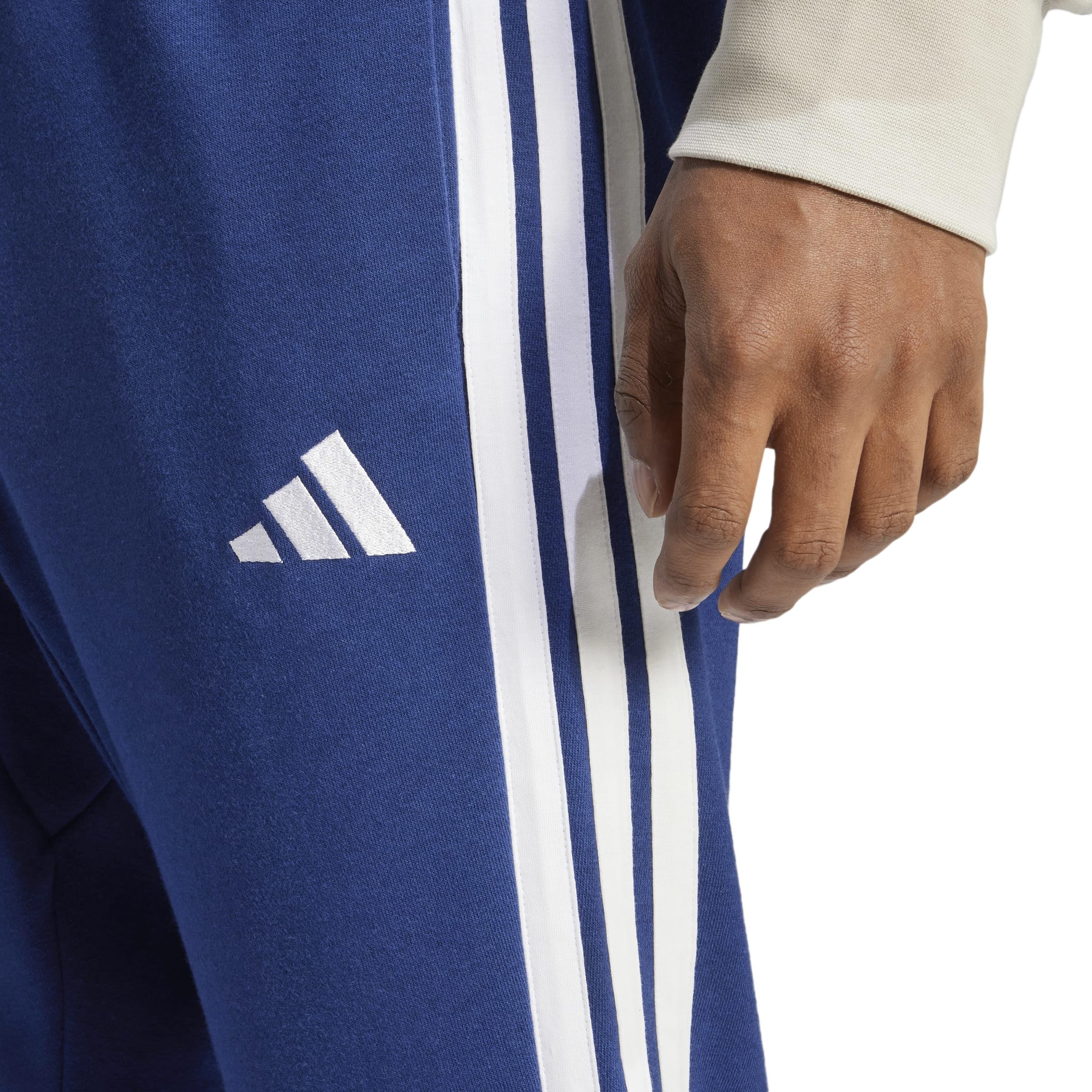 adidas - Essential Three Stripes French Terry Pant, Pantaloni da Golf Uomo