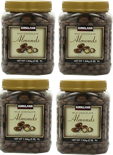 Signatures Chocolate con leche, almendras, 48 onzas gZQlYy, paquete de 4 (48 onzas)