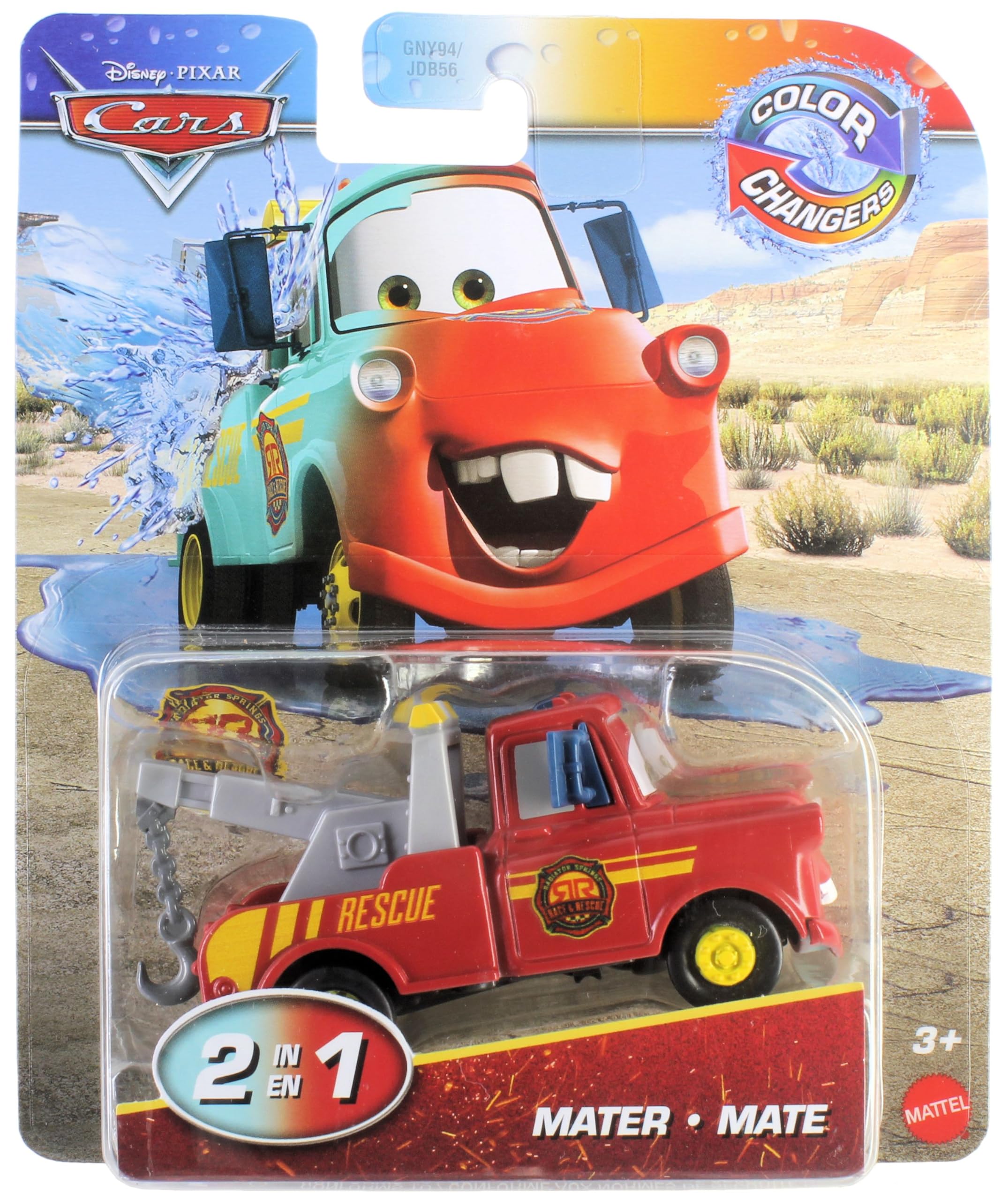 Disney Cars 2025 Color Changers Radiator Springs Race & Rescue Mater