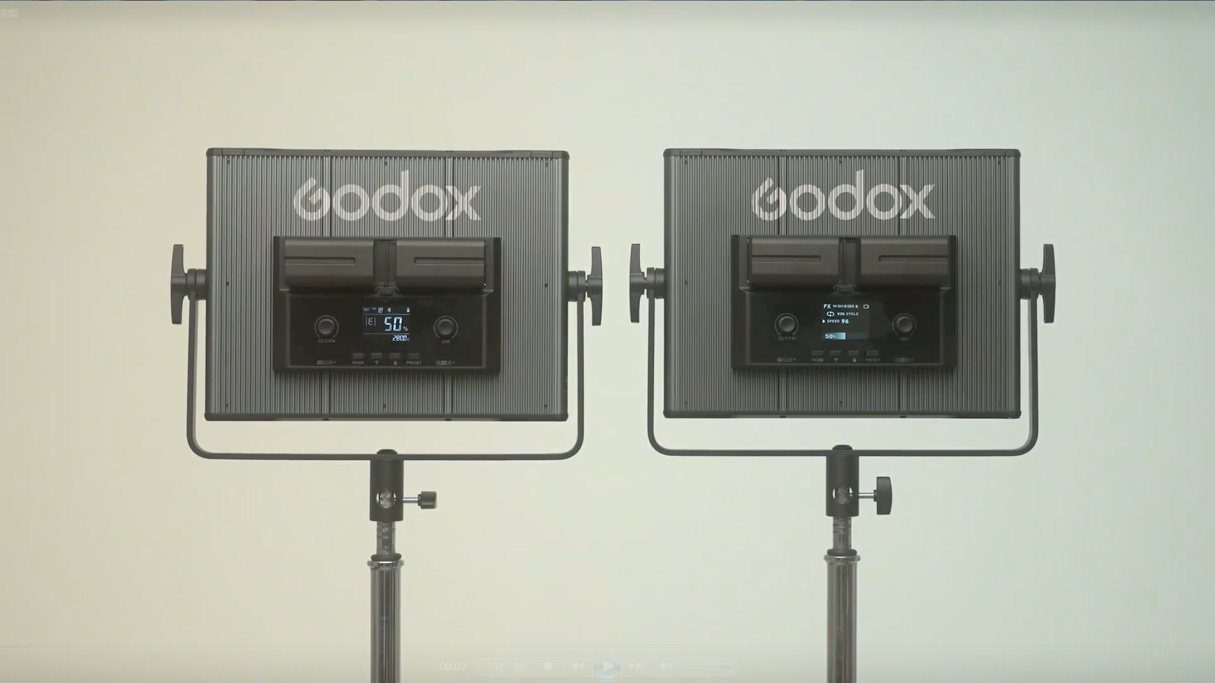 Amazon.com : Godox LDX50Bi 14'' Bicolor LED Video Light, 65W 2800K