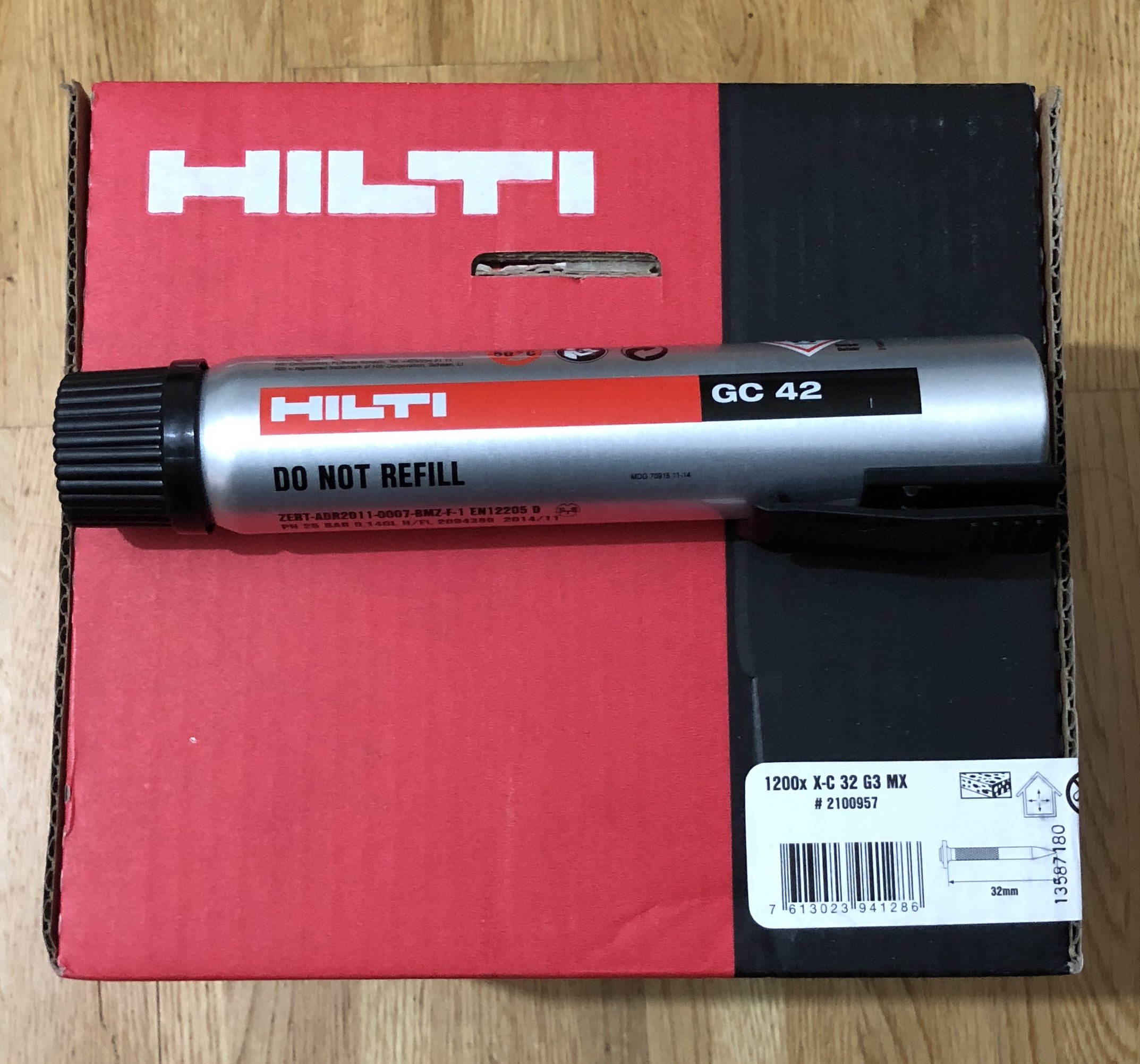 Hilti X-C Element Longueur - Gamme : 20-39 mm + GC 42 (X - C, 32 mm)