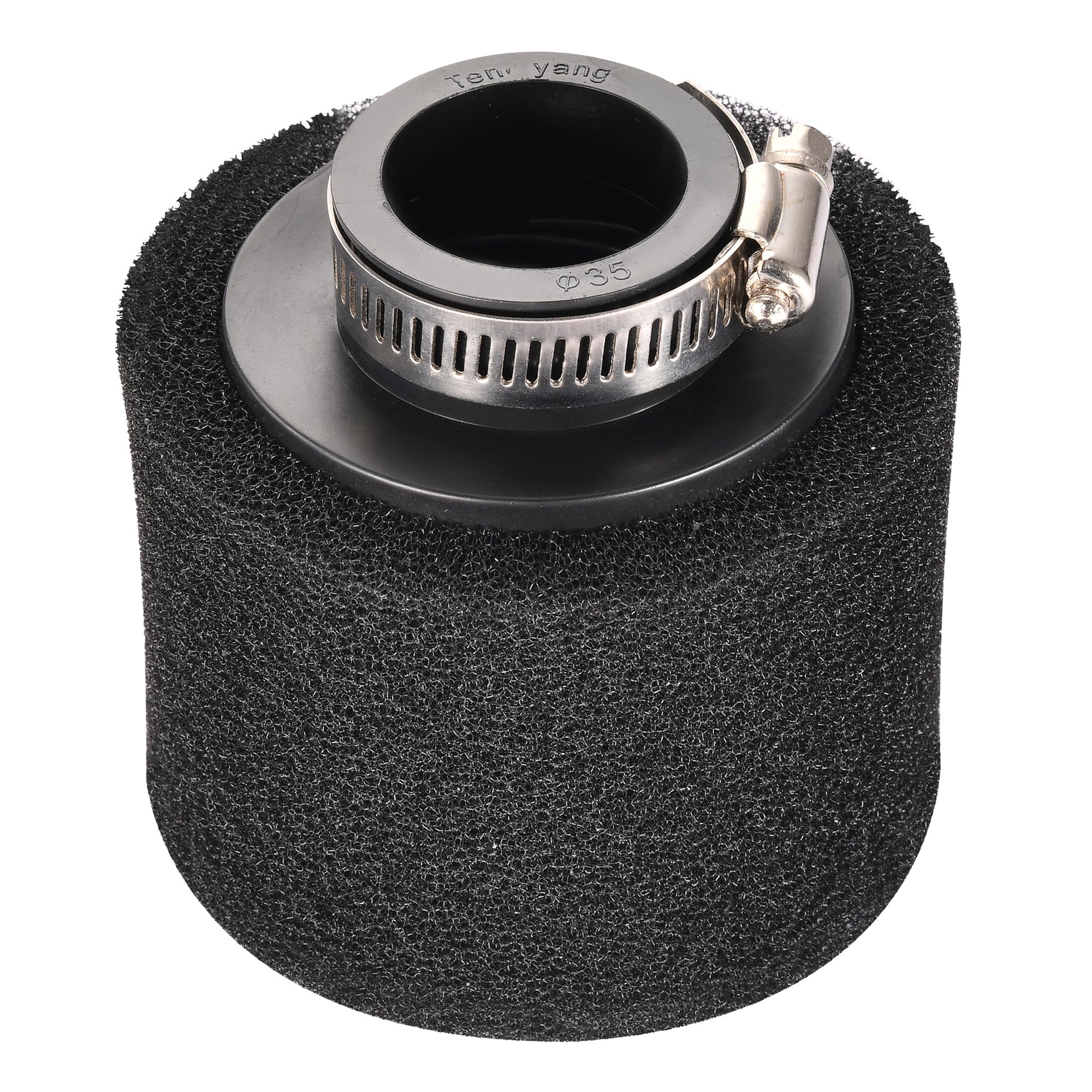 GOOFIT 35mm Air Filter Sponge Straight Mouth Replacement For 50cc 70cc 90cc 110cc Atv Quad Go Kart Scooter Pocketbike Dirtbike Black
