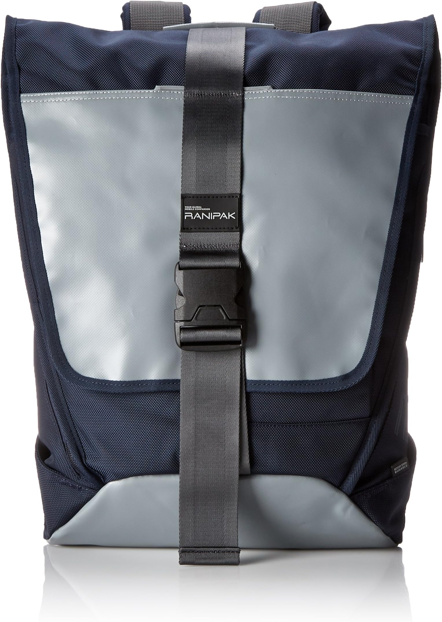 Ranipak High End Durable Solid Flap Limited Computer Laptop Backpack Bag, Navy Blue, One Size