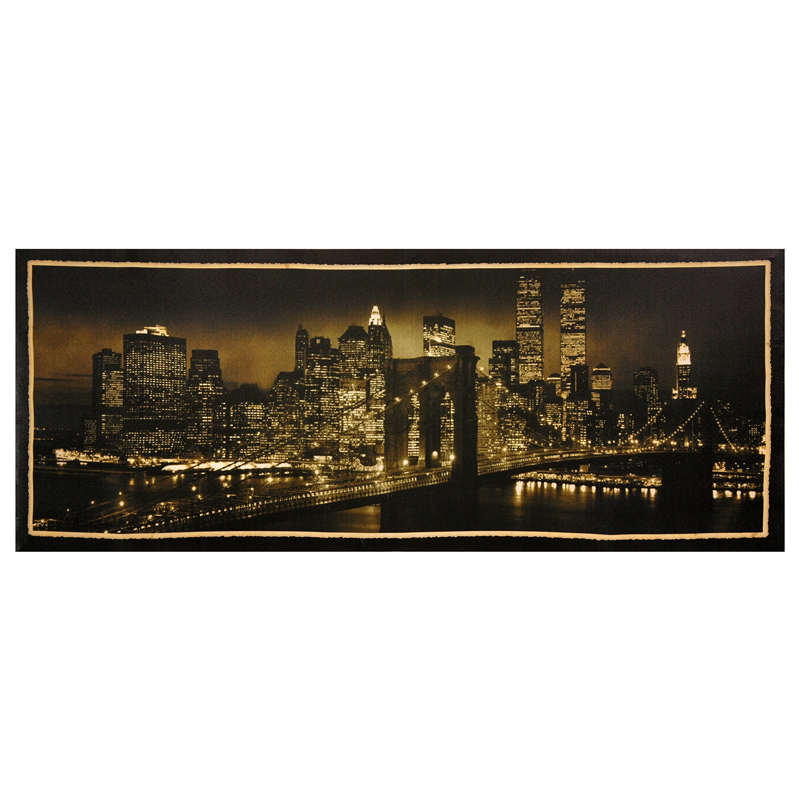 Red LanternNew York Skyline Canvas Wall Art