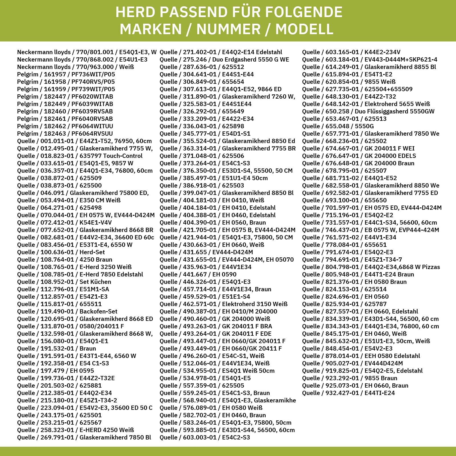 Gorenje Rillenrohr Heizelement, 1100 W, Unterhitze für Herd, Nr.: 616021, auch Bosch Siemens 362058, Quelle, Privileg