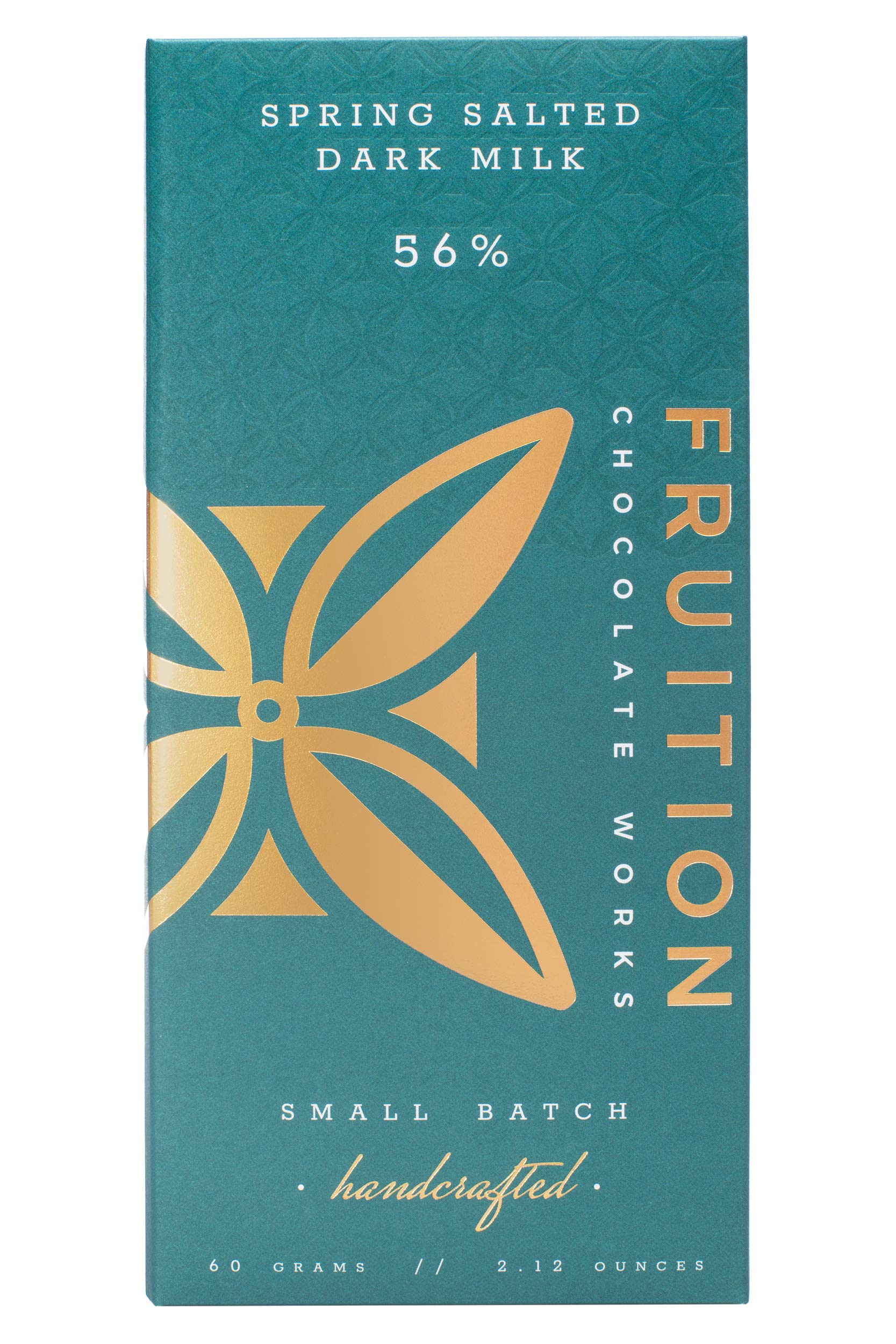 Fruition Dark Milk with Flor de Sal Chocolate Bar, 2.12 oz