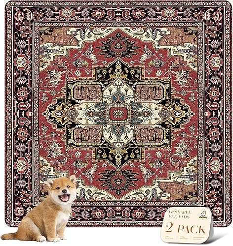 Miniatura 147 de nunubaby Almohadillas lavables para orina de perros, elegante, antideslizante, a prueba de fugas, reutilizable, ultraabsorbente, para jaulas y