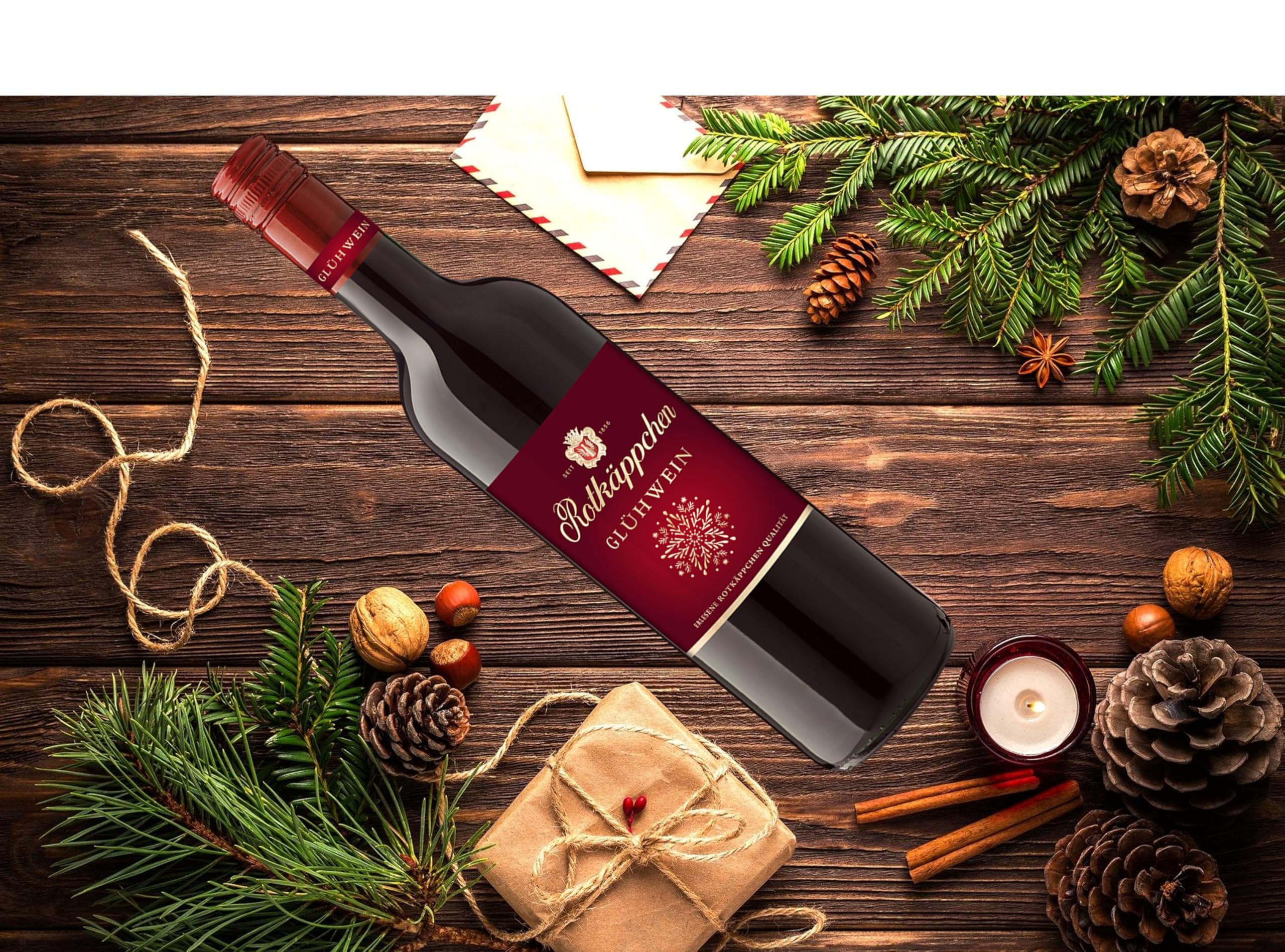 Rotkäppchen Qualitätswein Glühwein Rot (6 x 0,75l) – Aromatisch-winterlicher, roter Glühwein in erlesener Rotkäppchen Qualitätswein Qualität.