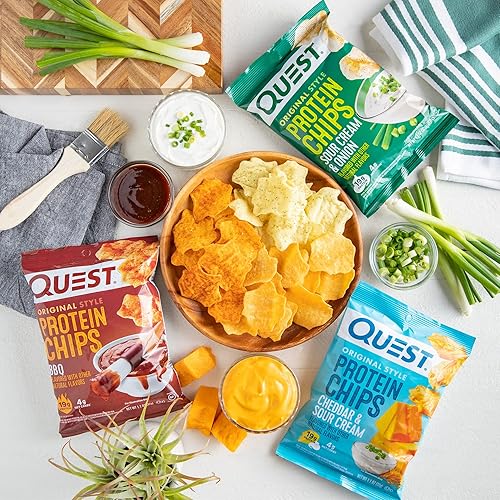 Miniatura 3 de Quest Nutrition Paquete variado de chips de proteína, alto en proteínas, bajo en carbohidratos, 24 unidades