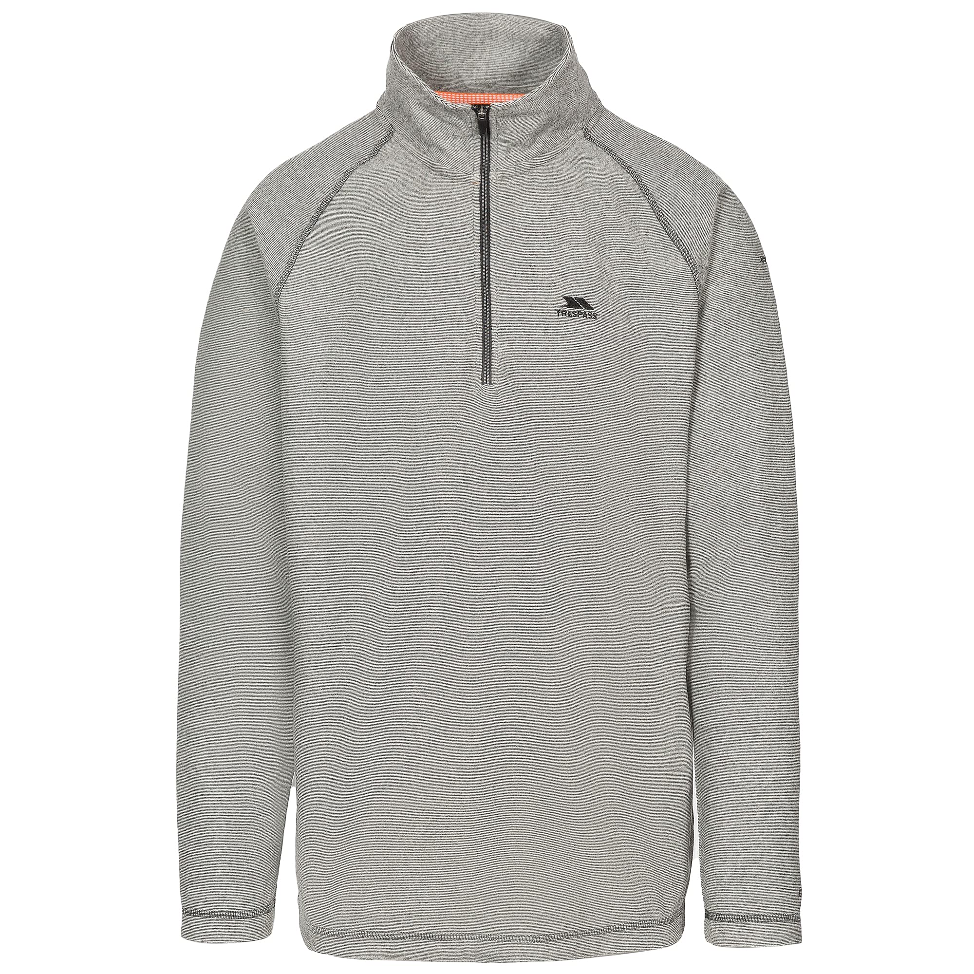 Trespass Men's Black Keynote Anti Pilling 1/4 Zip Fleece Top (S) (Black)