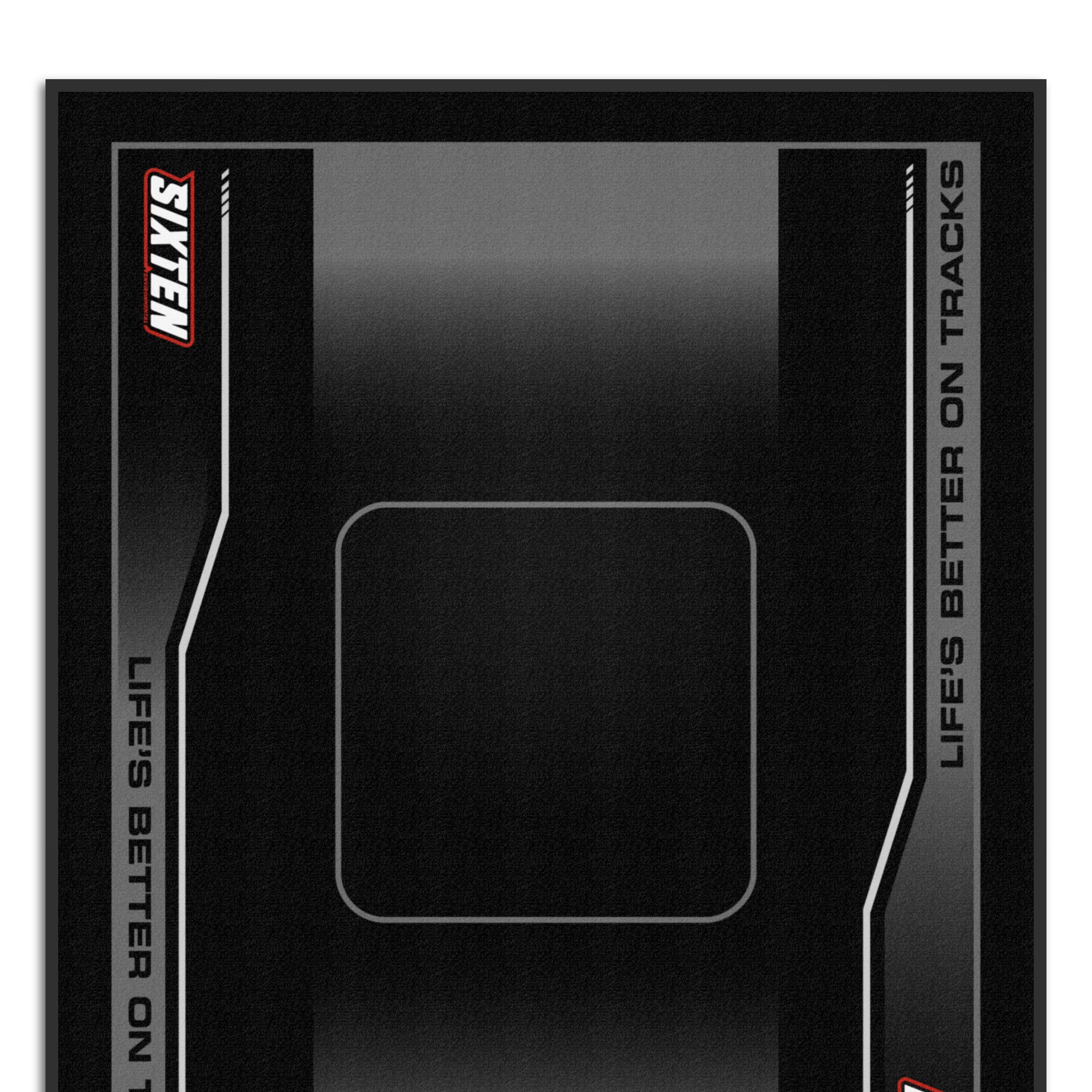 SIXTEN - Tappeto karting/quad 150 x 190, per paddock e garage, lavabile ed ecologico, ideale come regalo per sport meccanico
