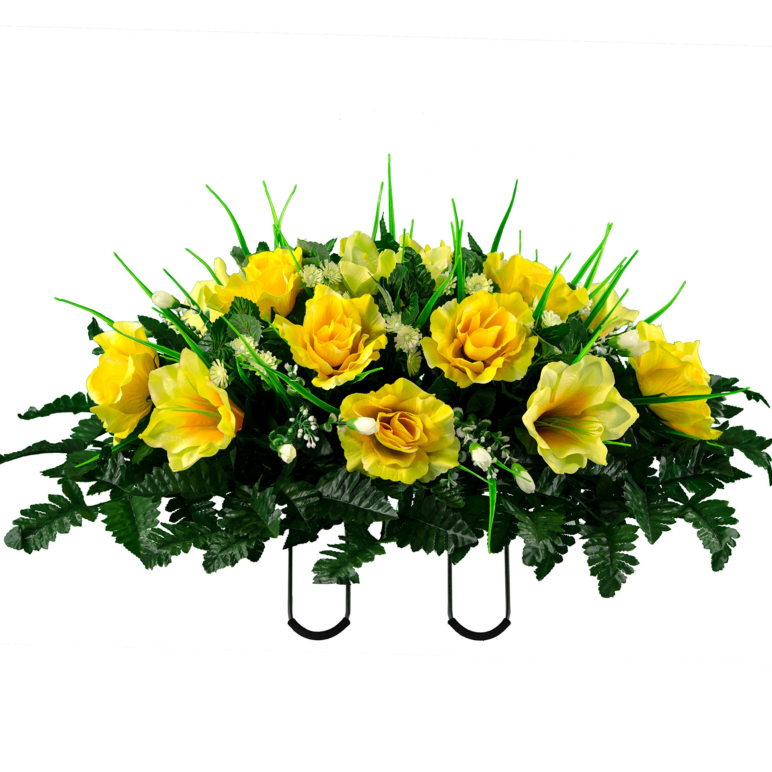 Buy Sympathy Silks Artificial Cemetery Flowers Realistic Outdoor