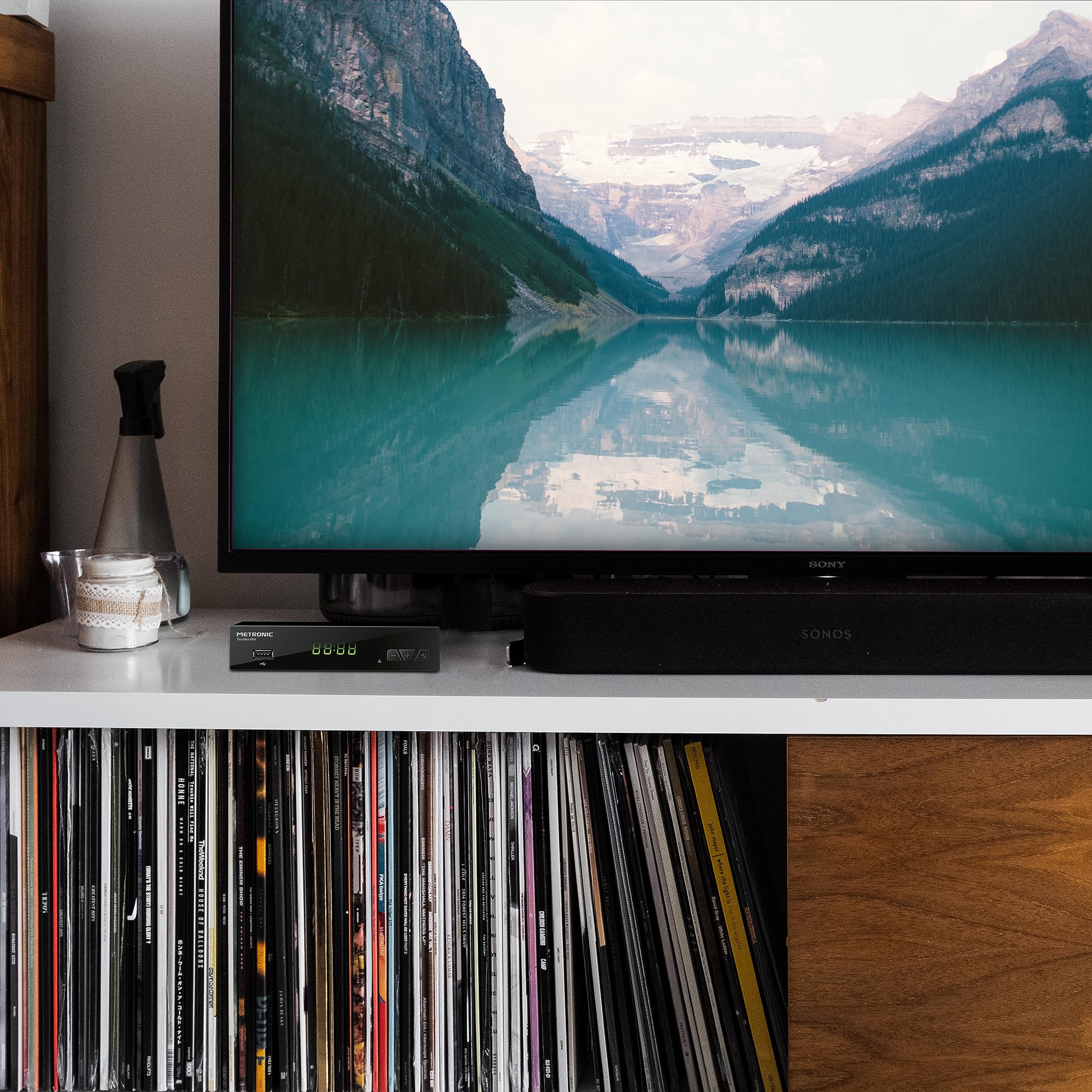 Metronic Décodeur Satellite Numérique TNT HD Touchbox HD4 / chaînes HD gratuites et l’Ensemble des chaînes étrangères gratuites/HDMI Démodulateur, Récepteur, Boitier, Tuner, Enregistreur TV - 441376