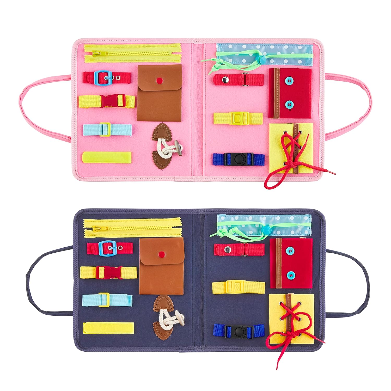 Mud Pie Blue My Busy Briefcase