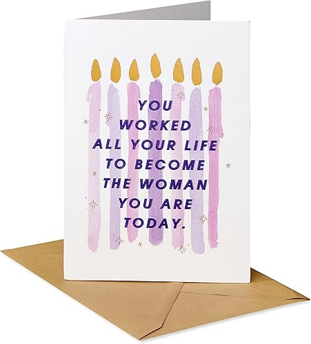 American Greetings Tarjeta de cumpleaños para ella (vale la pena celebrar)