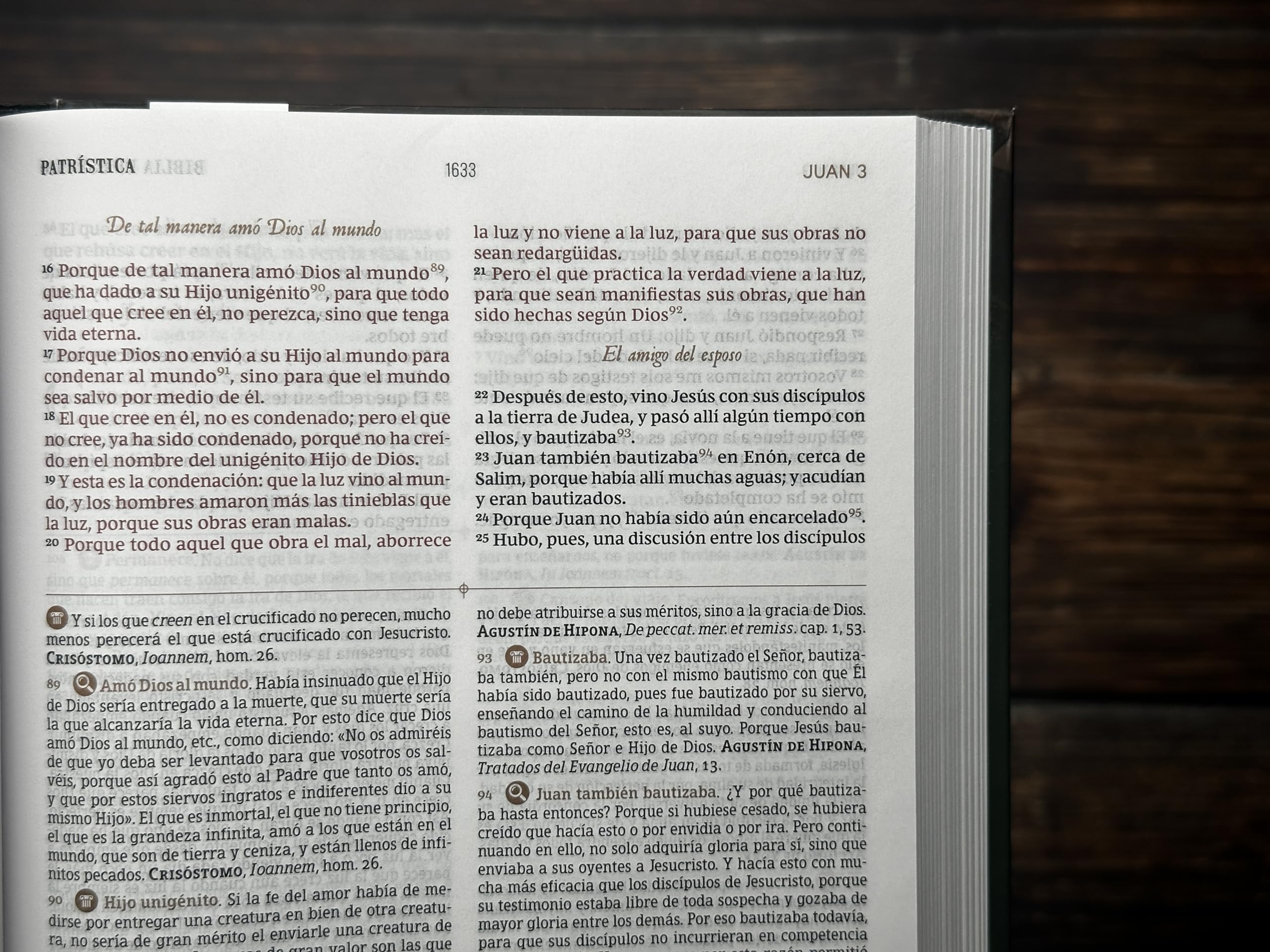 Reina Valera Revisada, Biblia de Estudio Patrística, Tapa dura, Interior a dos colores, Palabras de Jesús en rojo: La Sabiduría del Cristianismo Antiguo, siglos I al VI