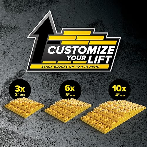 Miniatura 41 de Bloques niveladores de Camco 2-Amarillo