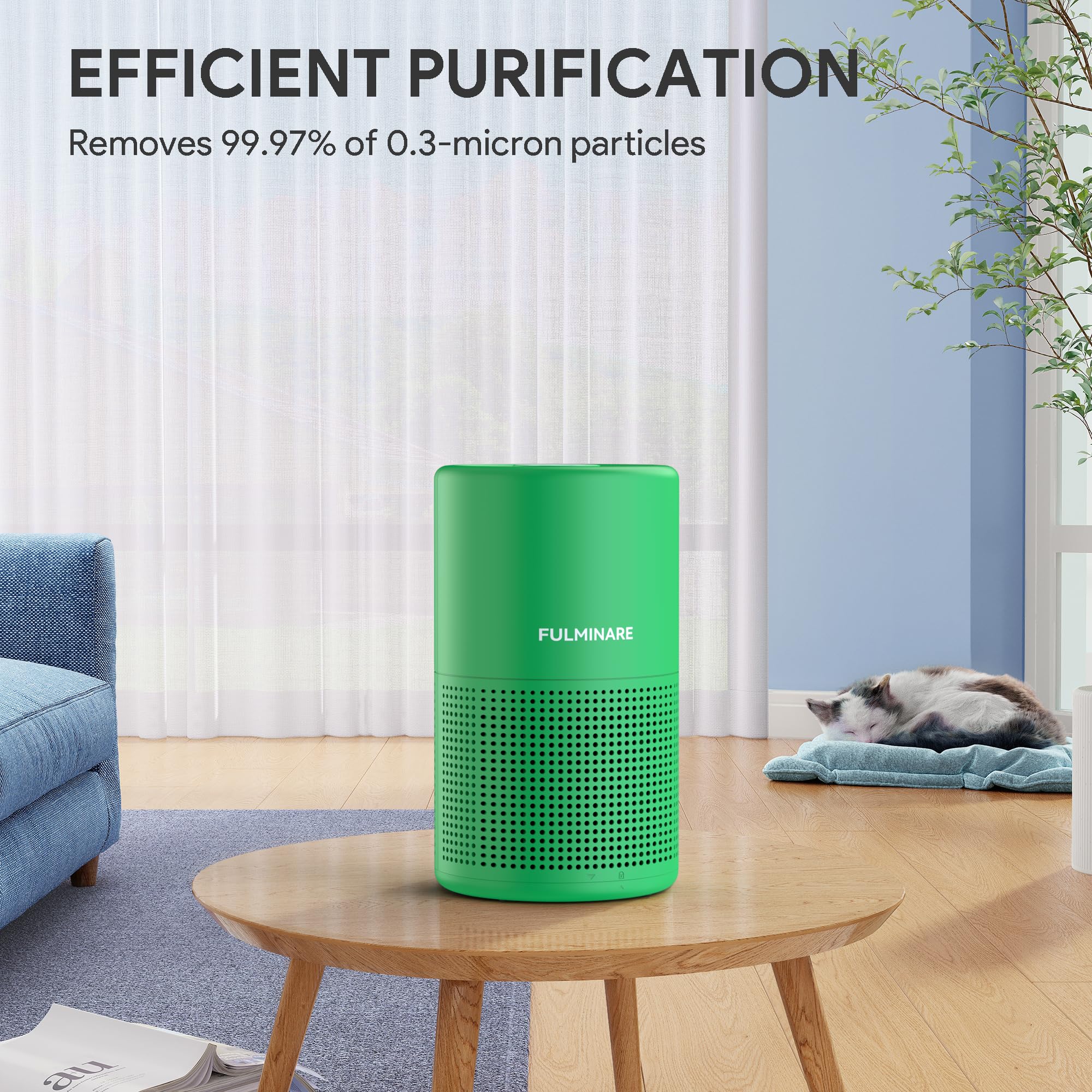 FULMINARE Air Purifiers for Home Bedroom H13 HEPA Air Filter view 6