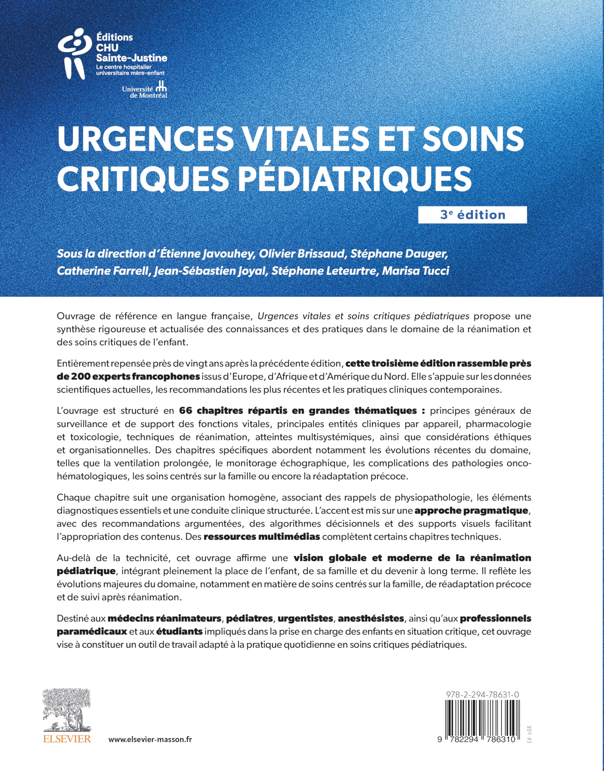 Urgences vitales et soins critiques pédiatriques: Approche clinique multidisciplinaire