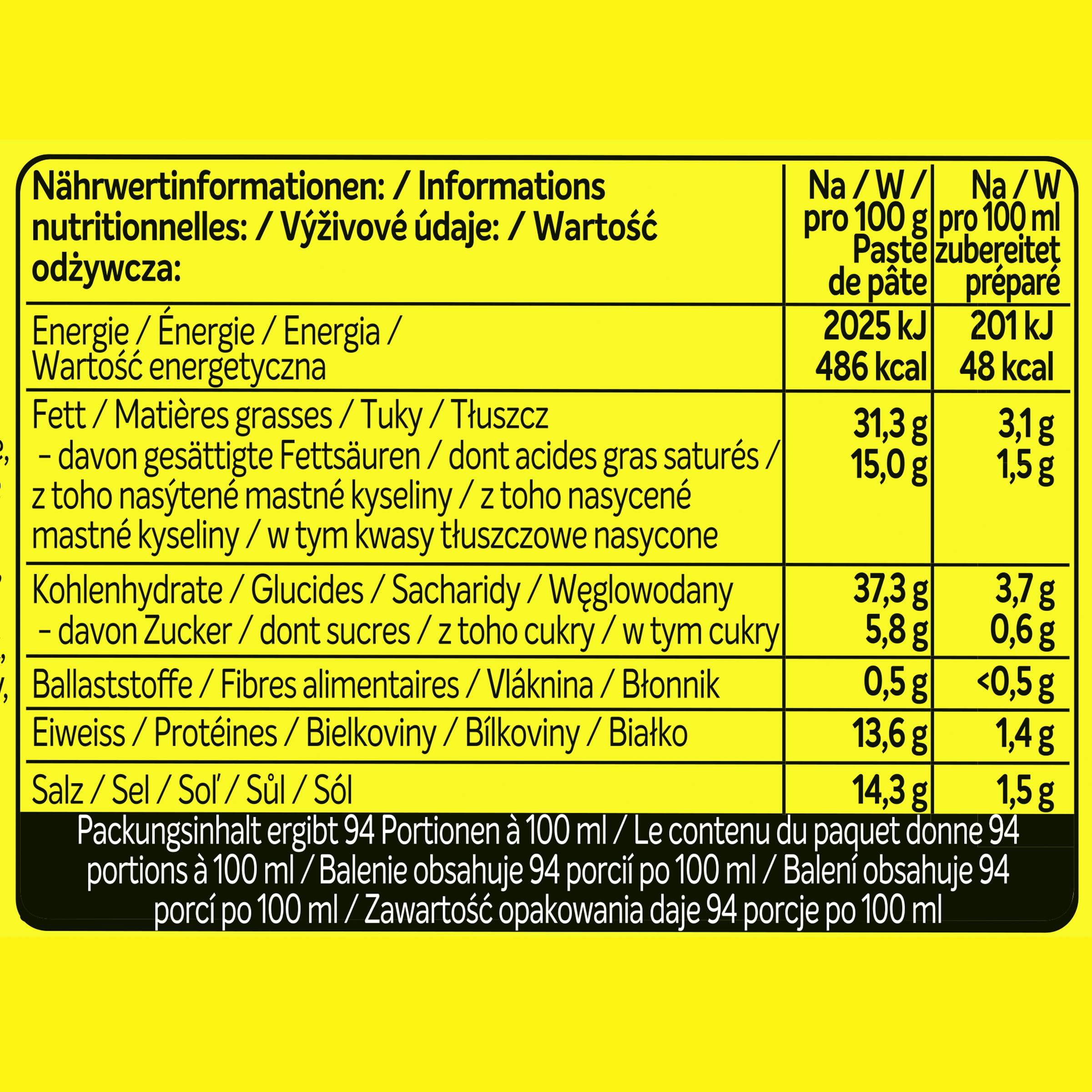 MAGGI Professional Bratensaft pastös, keine kennzeichnungspflichtige Allergene, Ergiebigkeit 9,4 L, 1er Pack (1 x 900g GastroBox)